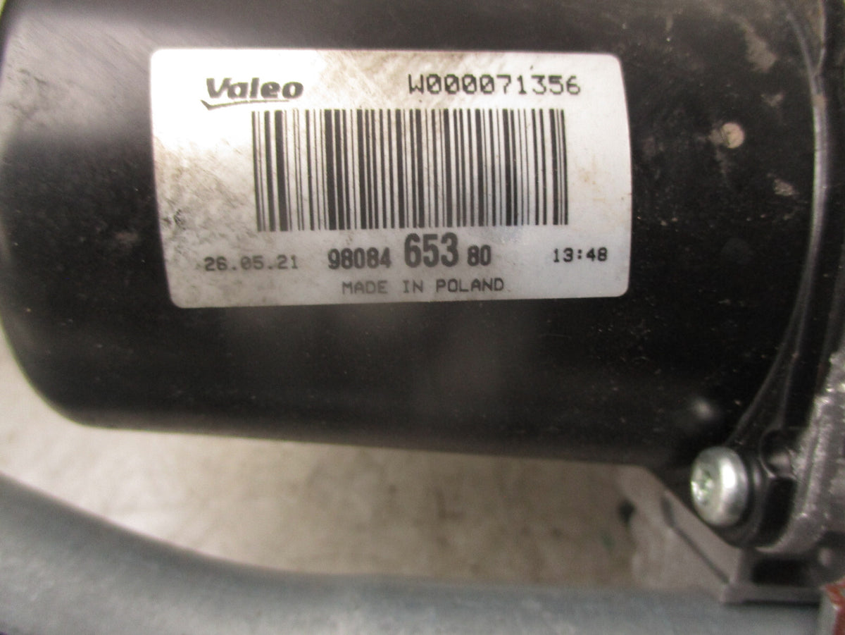 2021 VAUXHALL VIVARO MK3 FRONT WIPER MOTOR & LINKAGE 9808465380