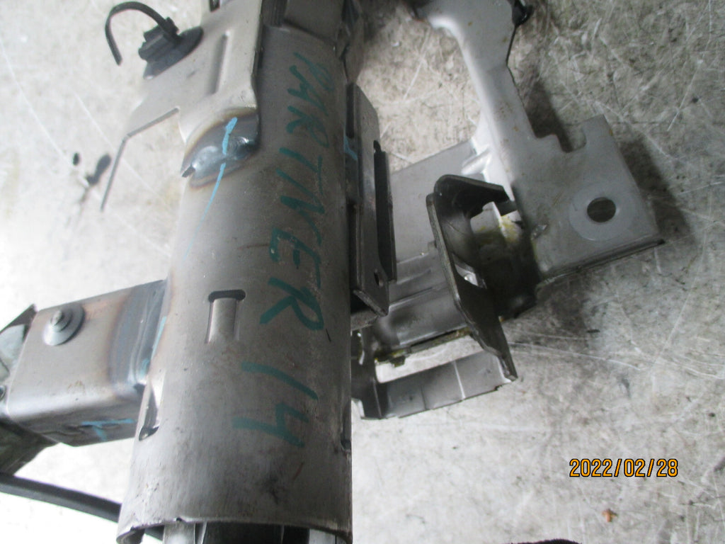 PEUGEOT PARTNER MK2 2014 1.6 DIESEL STEERING COLUMN WITH KEY