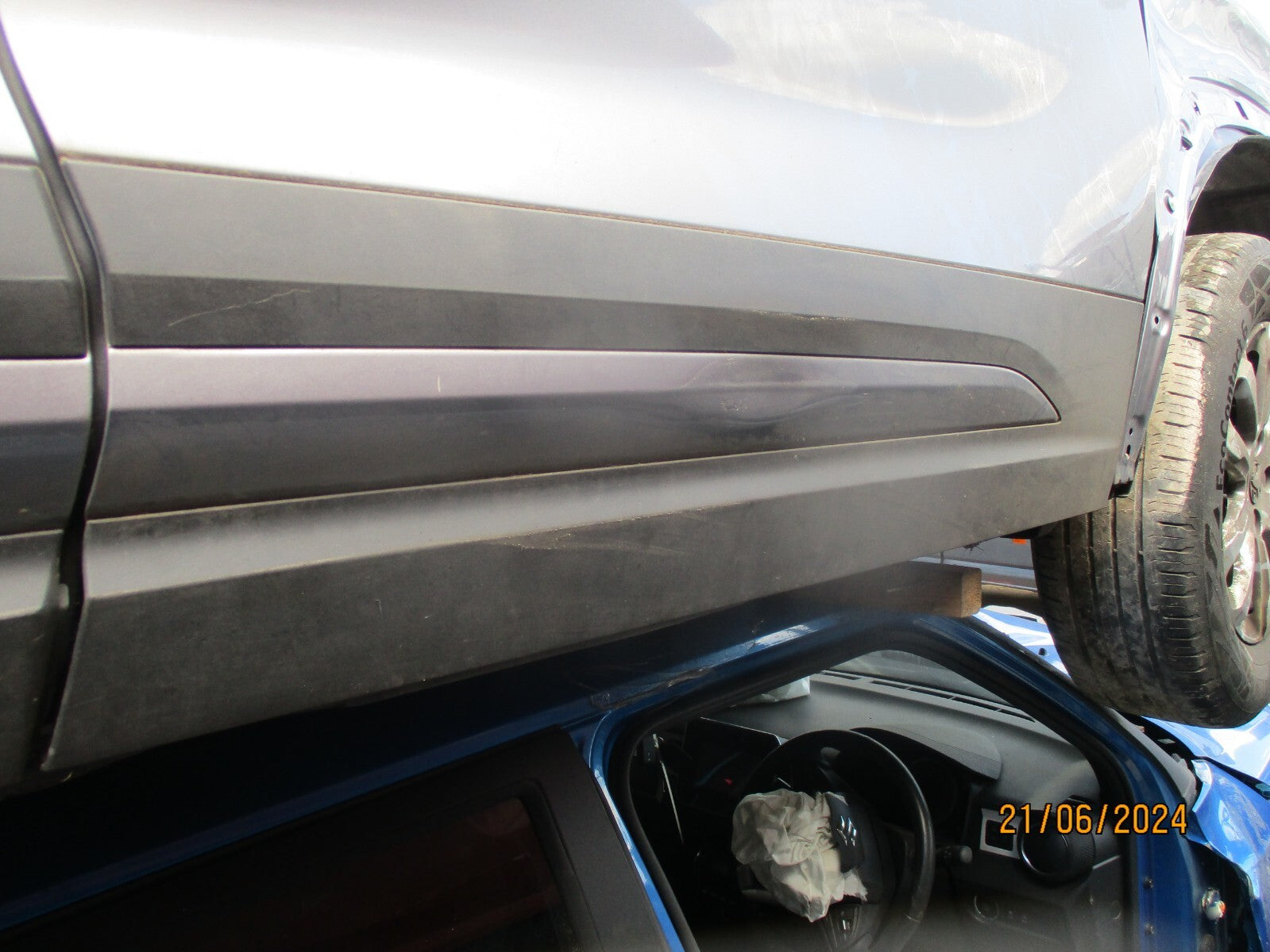 VAUXHALL MOKKA B MK2 2022 OSF DRIVER SIDE FRONT DOOR MOULDING COVER TRIM