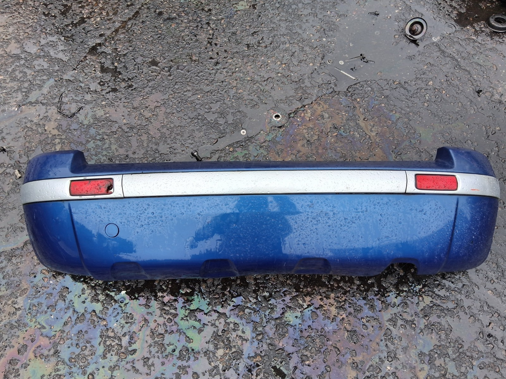 2006 CITROEN C3 PLURIEL COMPLETE REAR BUMPER BLUE