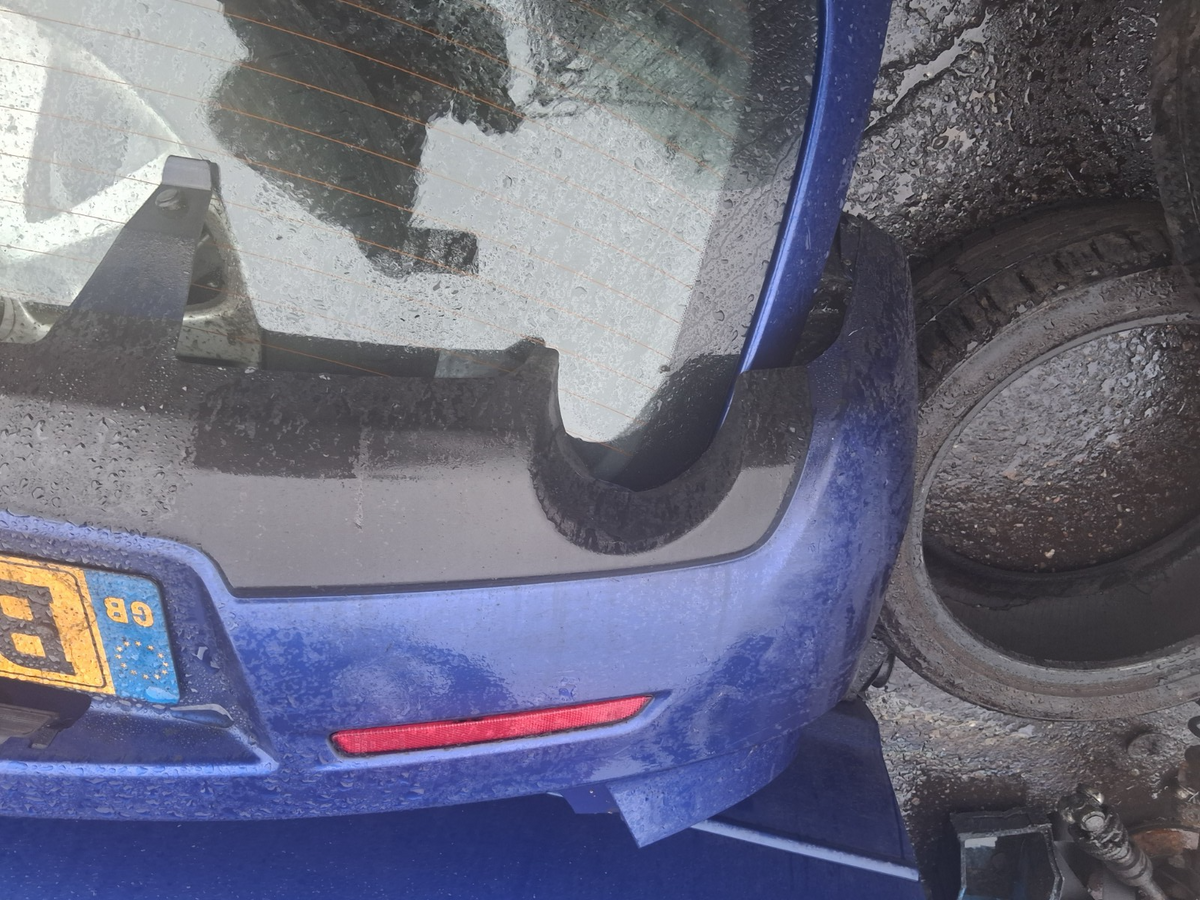 2008 MAZDA 3 BL TAKARA COMPLETE REAR BUMPER BLUE