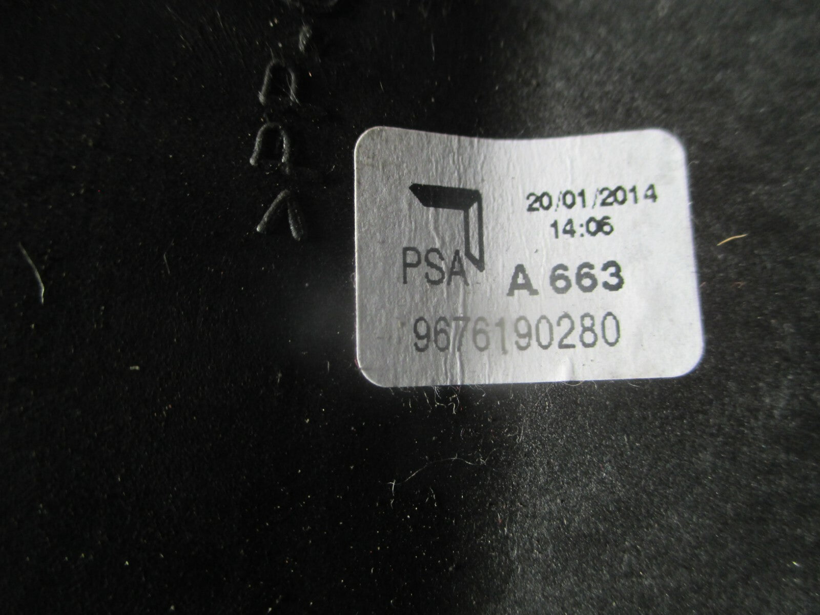 CITROEN DS3 2009-2016 GEAR SELECTOR MANUAL 5 SPEED 9676190280