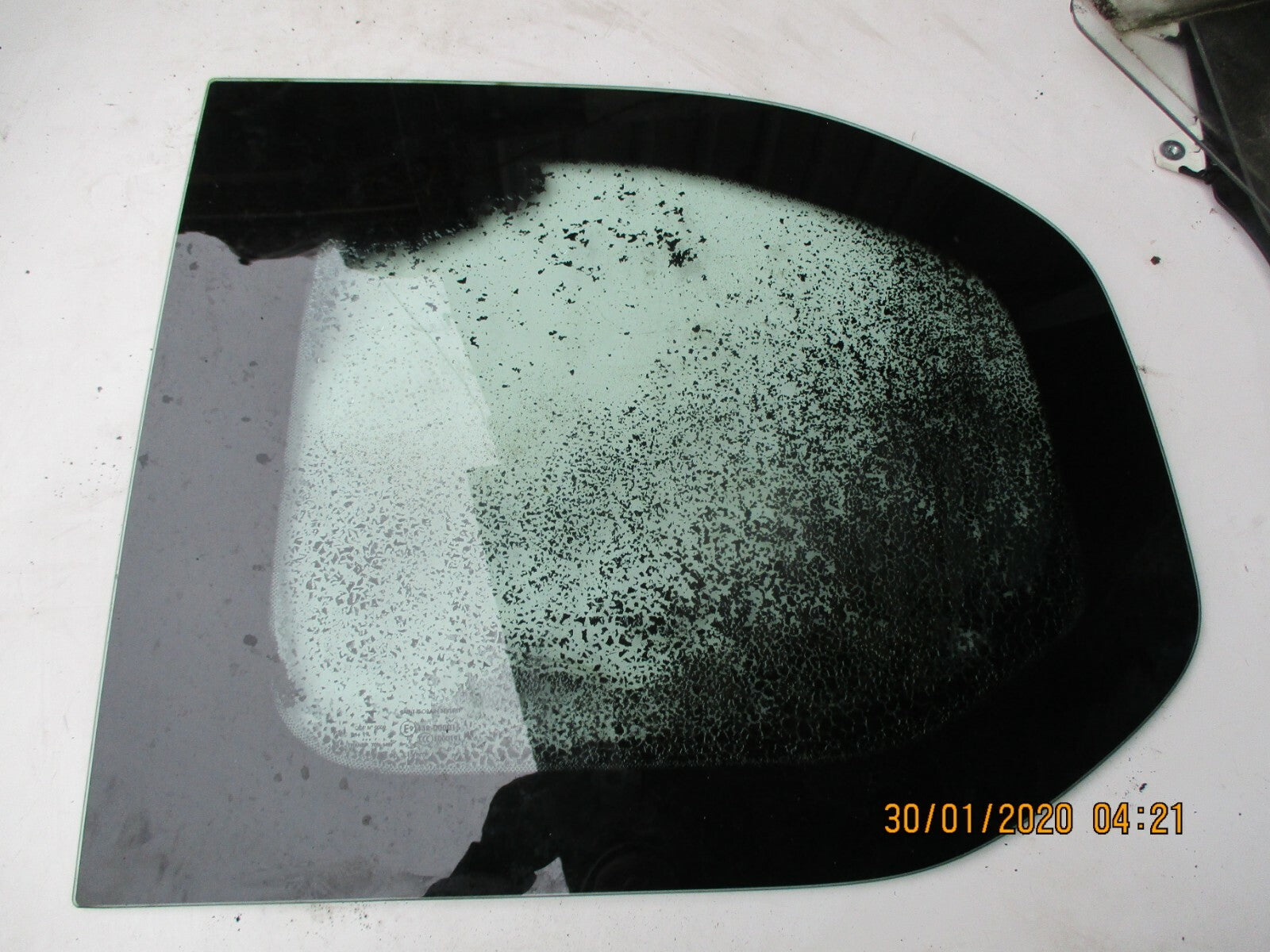 VAUXHALL COMBO E MK4 2019 OSR DRIVER SIDE REAR QUARTER GLASS PANE FIRE DAMAGE