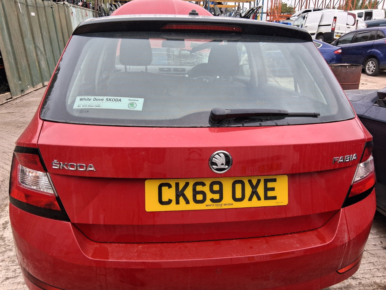 2019 SKODA FABIA MK3 NJ OSF DRIVER SIDE FRONT RIGHT TOP PLASTIC TRIM