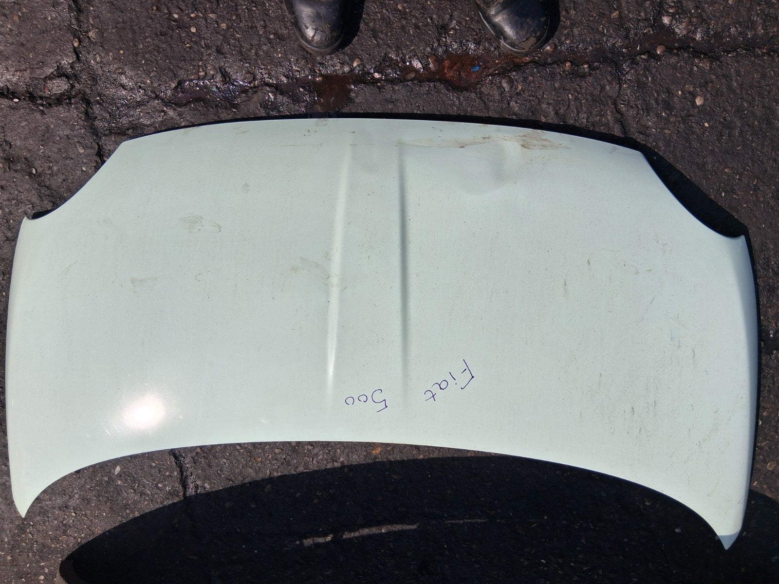 2015 FIAT 500 LOUNGE MK1 FRONT BONNET HOOD PANEL OCEAN GREEN C175