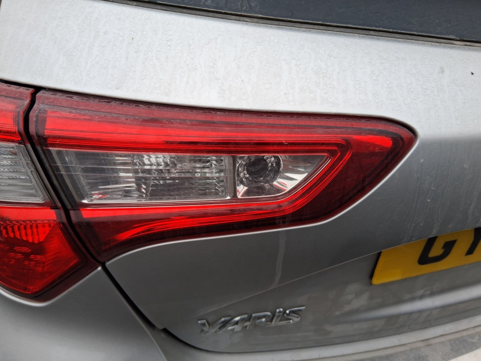 TOYOTA YARIS MK3 2019 FACELIFT NSR PASSENGER SIDE REAR INNER TAIL LIGHT LAMP