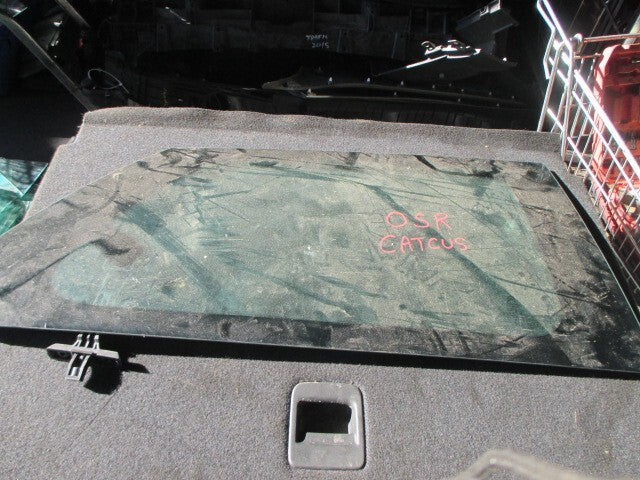2016 CITROEN C4 CATCUS OSR DRIVER SIDE REAR WINDOW GLASS