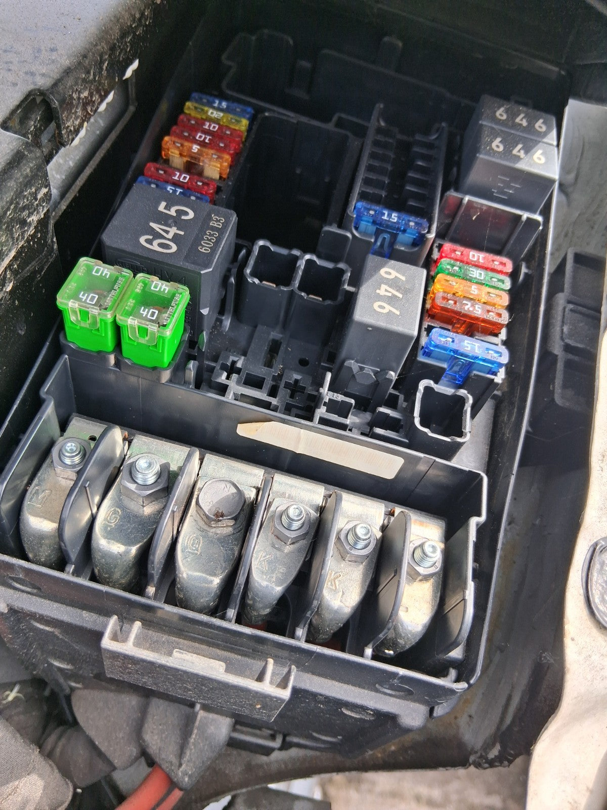 2016 VOLKSWAGEN GOLF MK7 1.0 PETROL FUSE BOX RELAY BOX