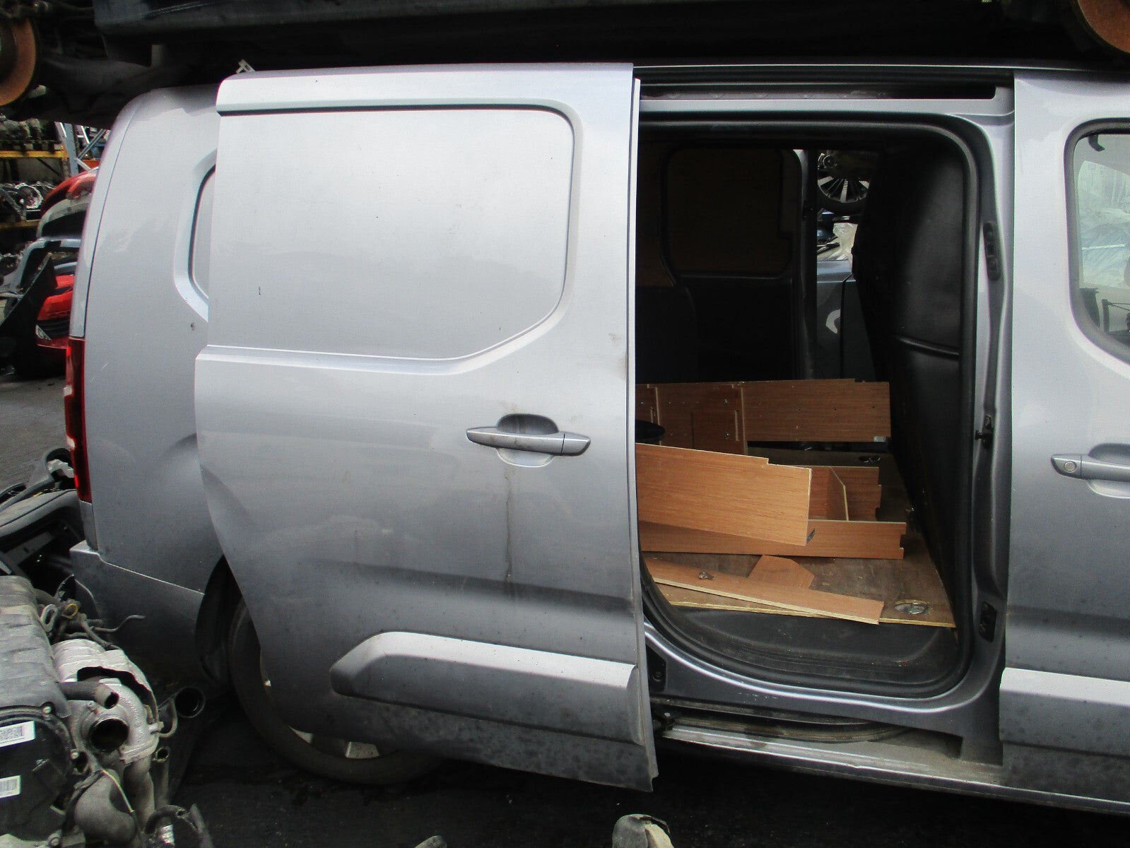 2019 VAUXHALL COMBO E MK4 OS DRIVER SIDE SLIDING BARE DOOR GREY MET KCA