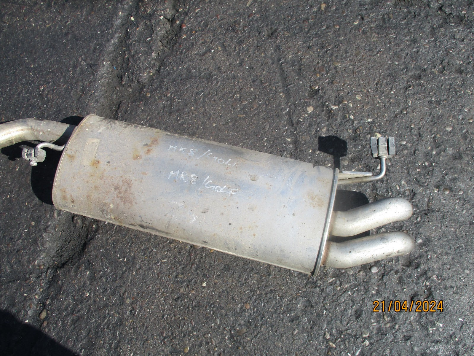 2023 VW VOLKSWAGEN GOLF MK8 2.0 DIESEL EXHAUST BACK BOX SILENCER 5Q5253611AE