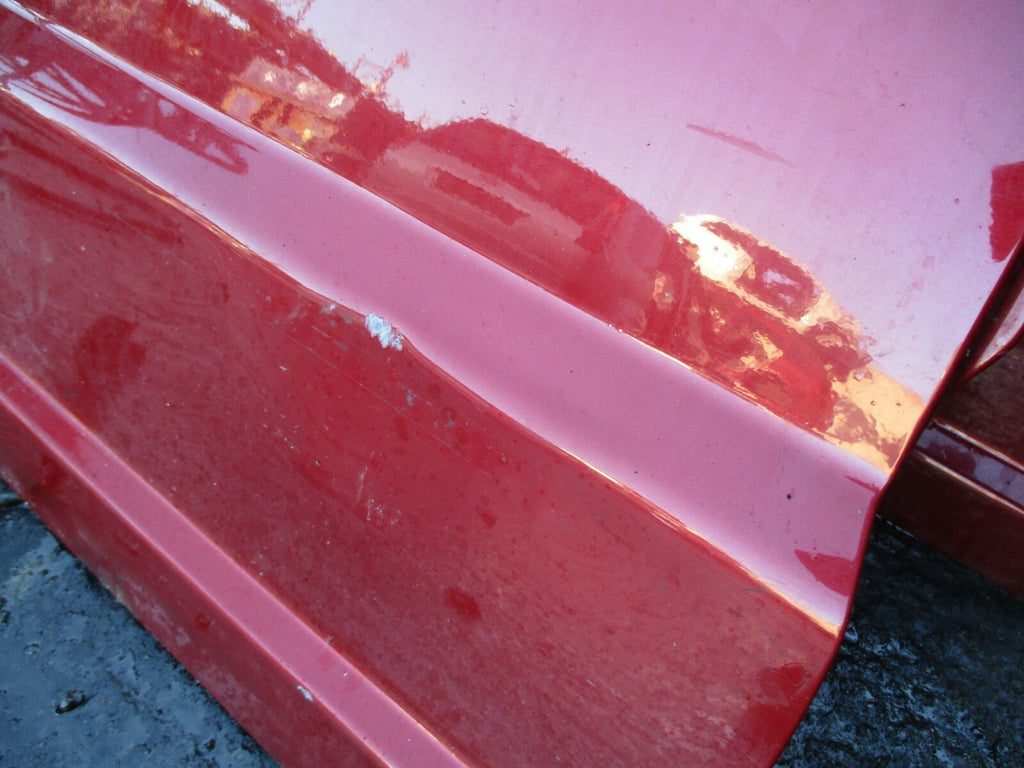 DODGE CALIBER 2008 COMPLETE OSR DRIVER SIDE REAR DOOR GLASS HANDLE CARD IN RED