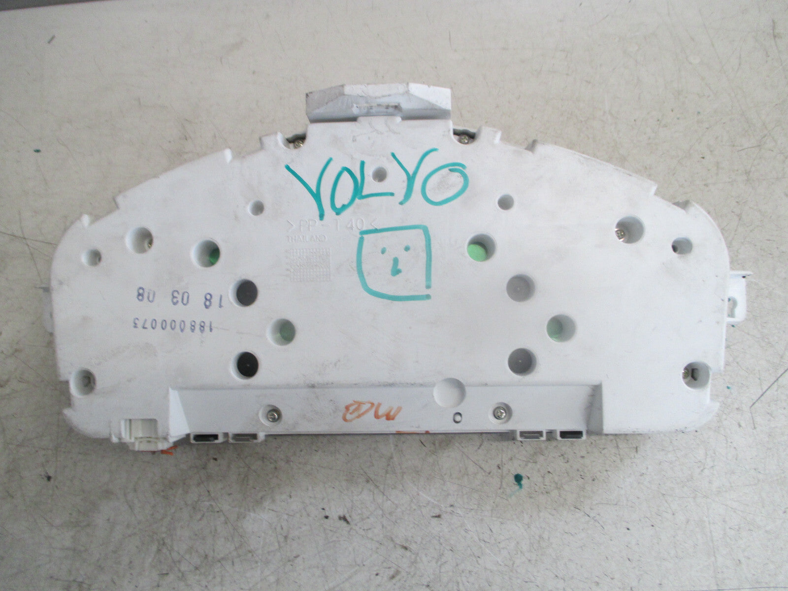 VOLVO V50 S40 C30 1.6 DIESEL SPEEDOMETER INSTRUMENT CLUSTER 31254778
