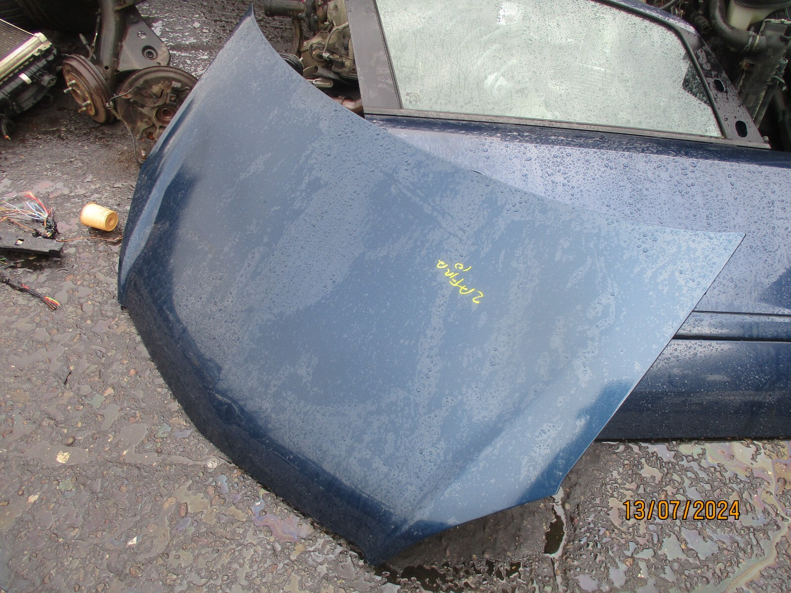 2011 VAUXHALL ZAFIRA B FRONT BONNET PANEL Z22A WATERWORLD BLUE
