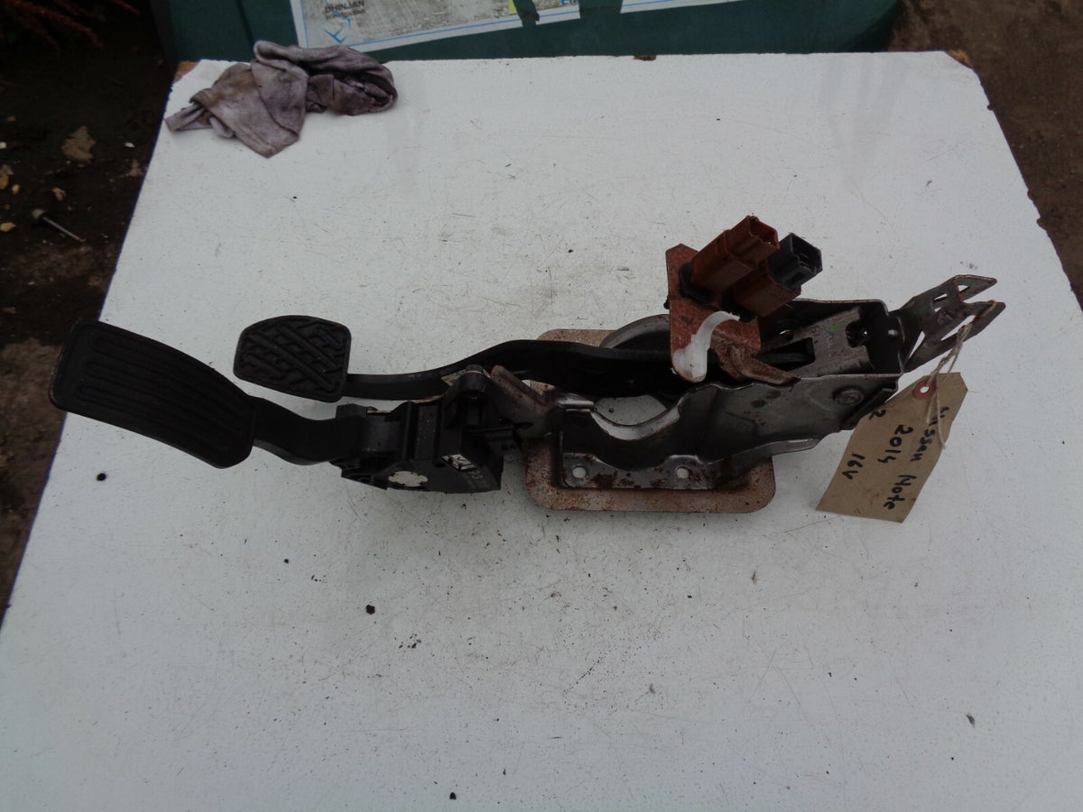 NISSAN NOTE E12 2014 ACCELERATION BRAKE PEDAL ASSEMBLY 180021HM0B