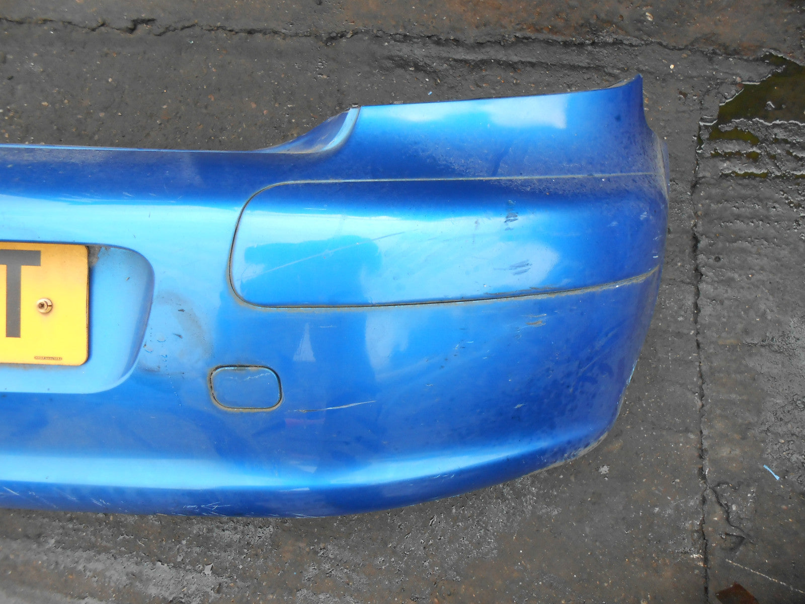 PEUGEOT 307 2004 PRE FACELIFT COMPLETE REAR BUMPER BLUE