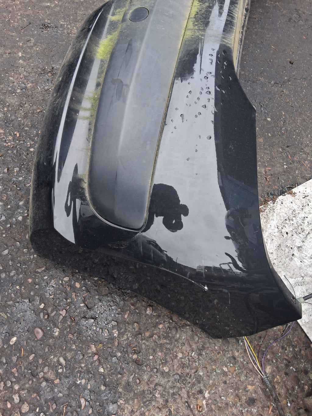 2012 PEUGEOT 207 COMPLETE REAR BUMPER BLACK