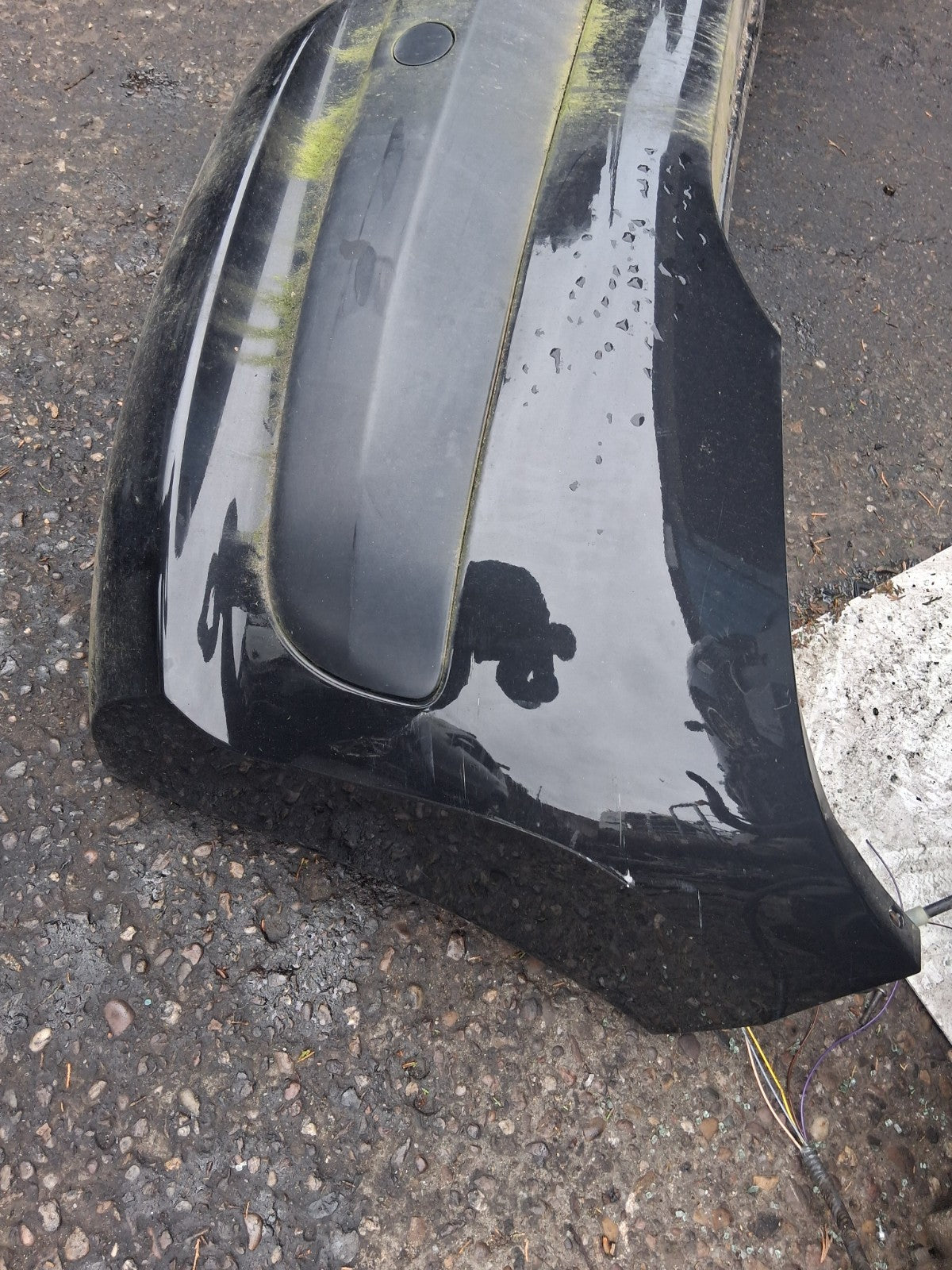 2012 PEUGEOT 207 COMPLETE REAR BUMPER BLACK
