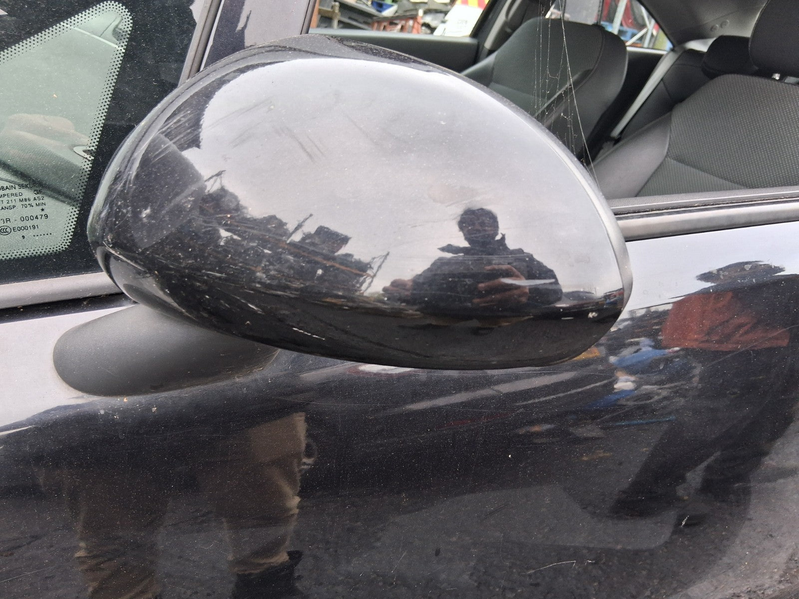 2009 VAUXHALL CORSA D 3 DOOR NSF PASSENGER SIDE FRONT LEFT ELECTRIC WING MIRROR