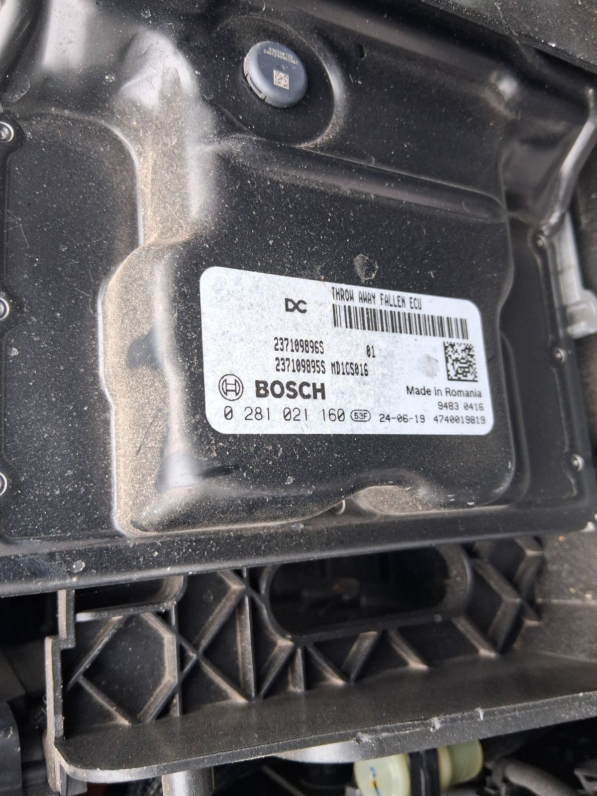 2024 RENAULT TRAFIC X82 MK3 2.0 DIESEL ECU ENGINE CONTROL MODULE 237109896S