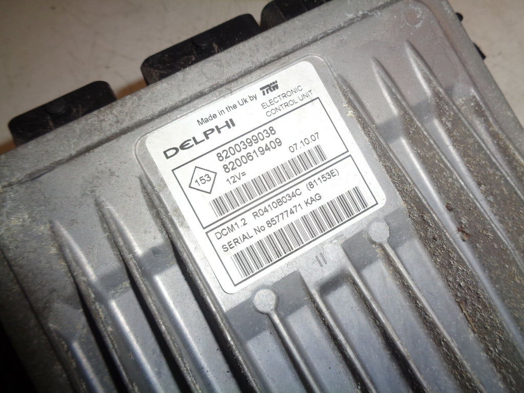 RENAULT MEGANE 2007 MK2 ECU ENGINE CONTROL MODULE 8200619409