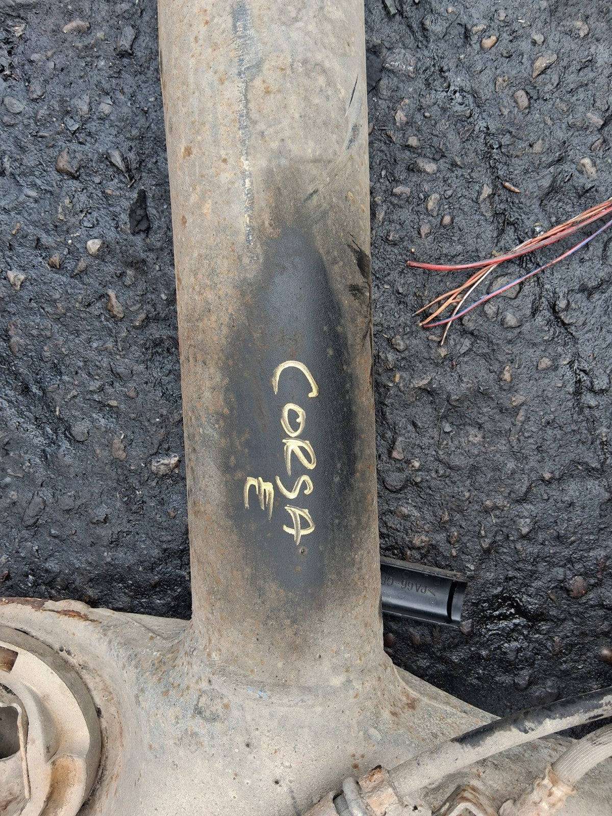 2016 VAUXHALL CORSA E REAR AXLE BEAM DISC TYPE