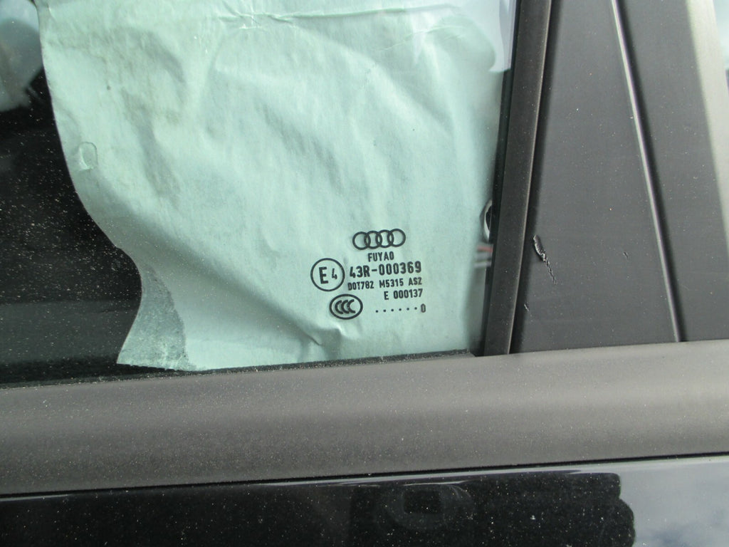 AUDI Q2 MK1 2020 NSR PASSENGER SIDE REAR MAIN WINDOW DOOR GLASS PANE 43R-000375