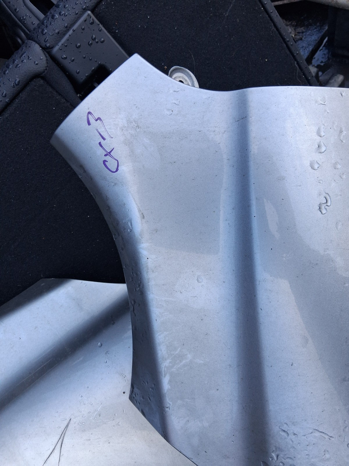 2013 MAZDA CX 5 MK1 NSF PASSENGER SIDE FRONT LEFT WING PANEL LIQUID SILVER P38