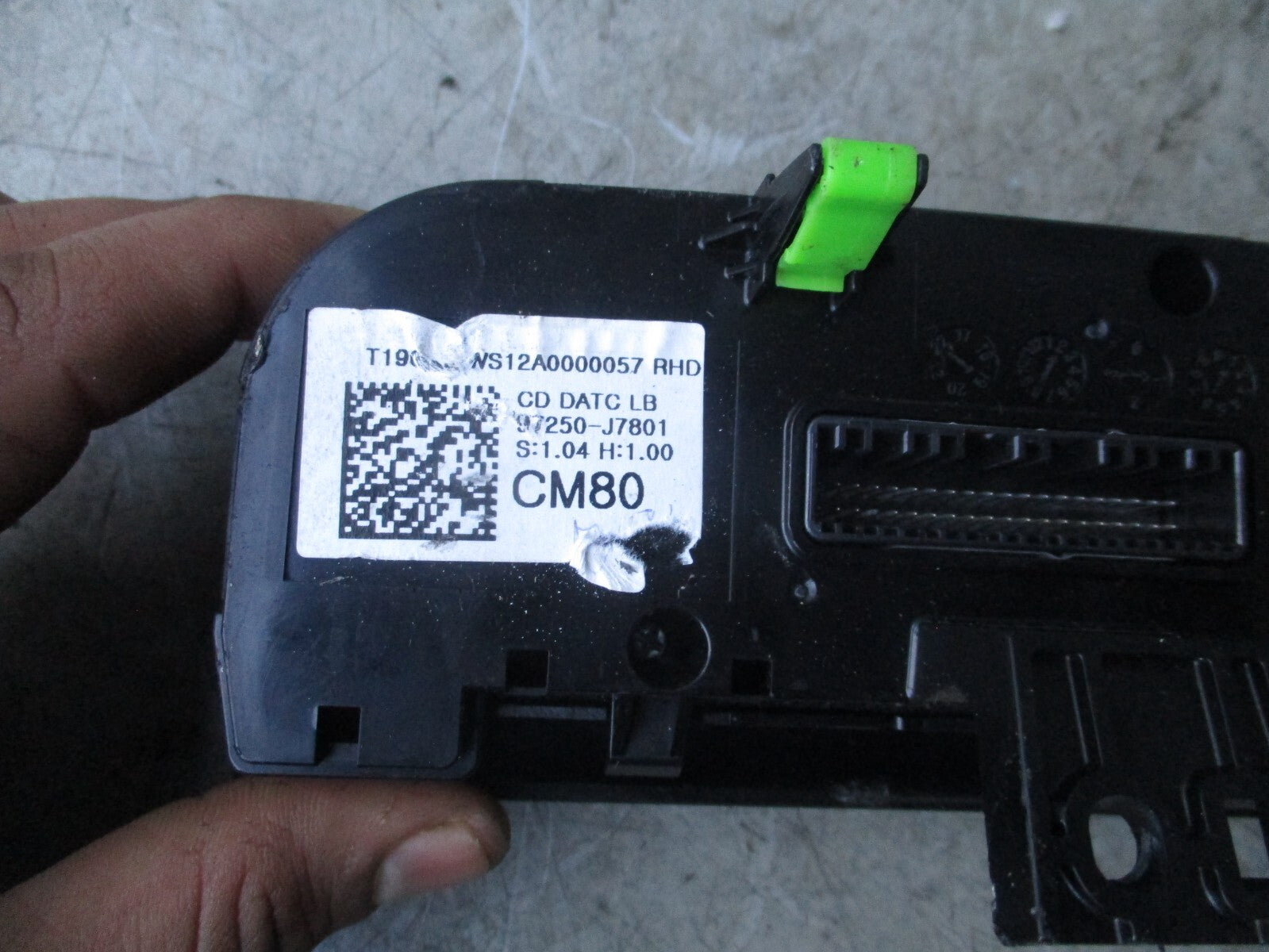 KIA CEED MK3 2019 HEATER AC CLIMATE CONTROL SWITCH PANEL