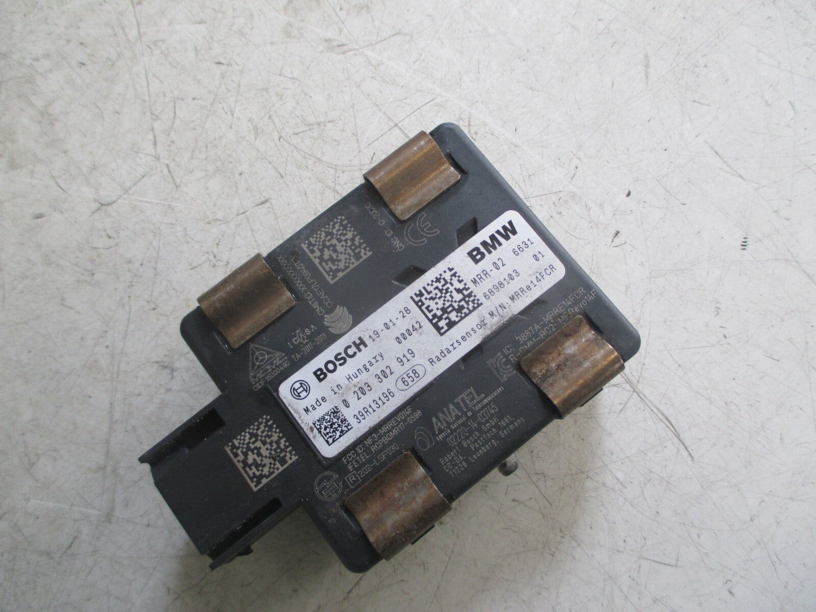BMW 3 SERIES G20 2019 FRONT BUMPER RADAR SENSOR 6898103