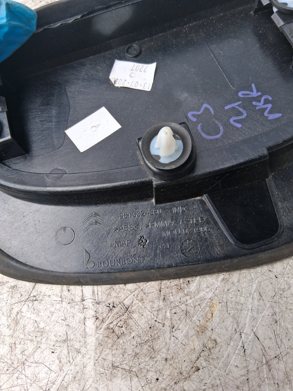 2021 CITROEN C3 NSR PASSENGER SIDE QUARTER FENDER COVER TRIM 9813324280