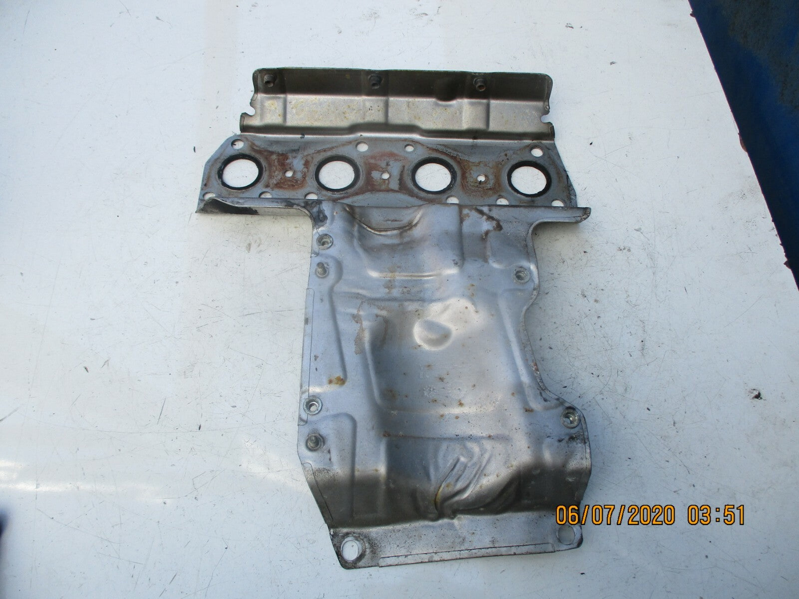 BMW MINI COOPER 2010 1.6 PETROL MANIFOLD HEAT SHIELD GUARD COVER V756311180