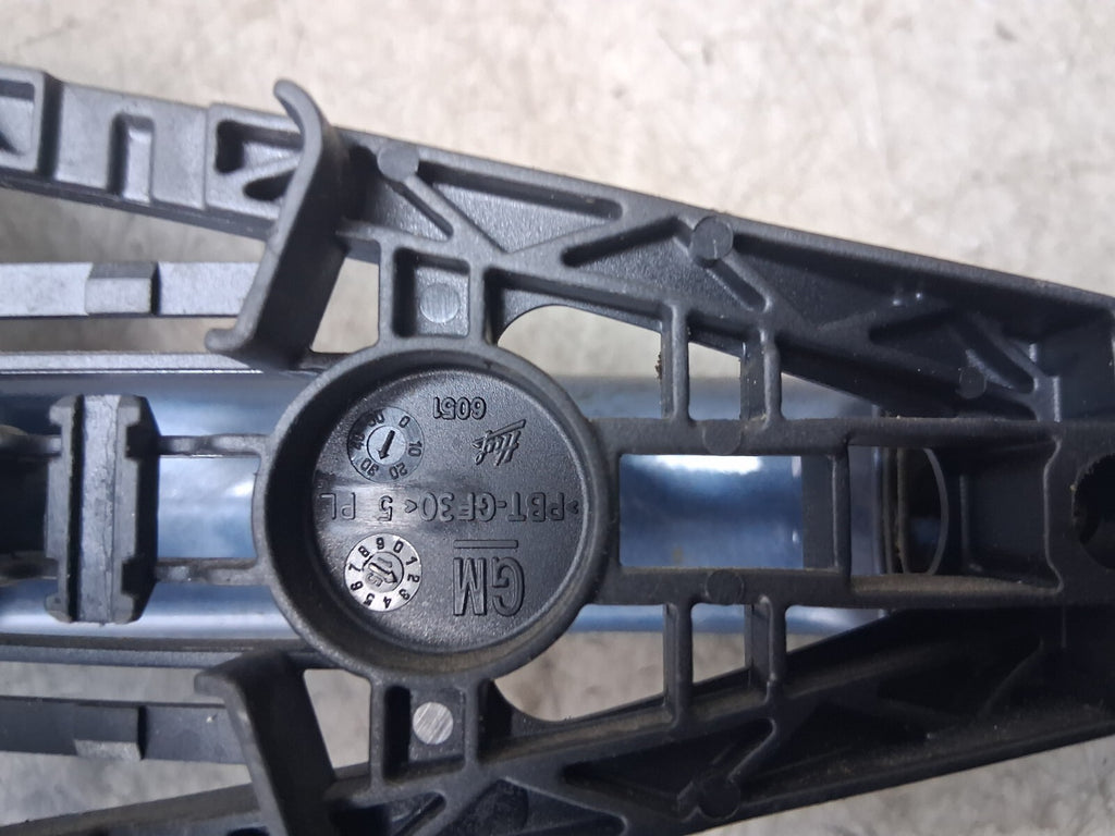 VAUXHALL ZAFIRA C 2016 NSR PASSENGER SIDE REAR LEFT EXTERIOR DOOR HANDLE BLUE