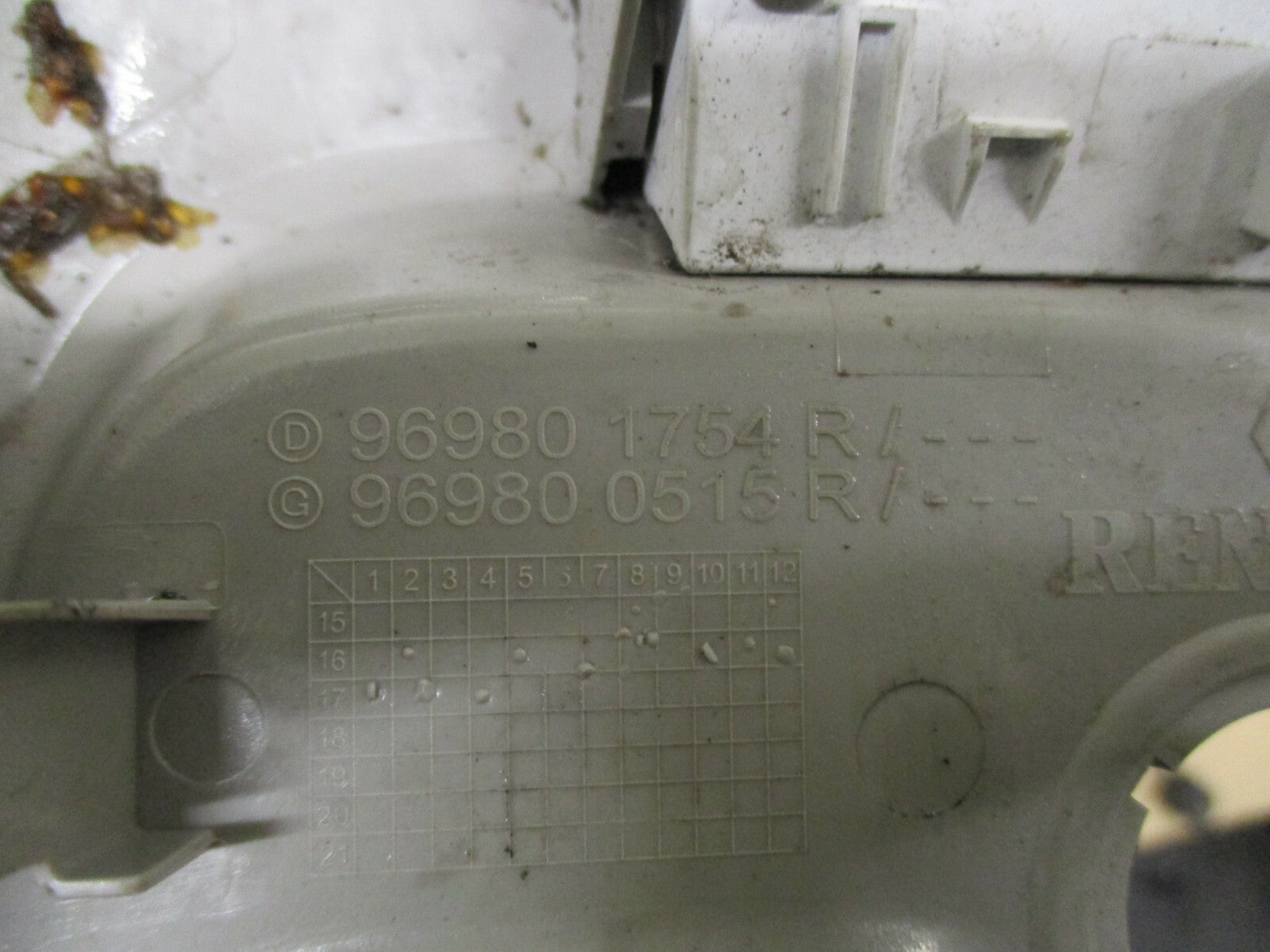 RENAULT CLIO MK4 2013 INTERIOR READING MAP COURTESY ROOF LIGHT 969801754R