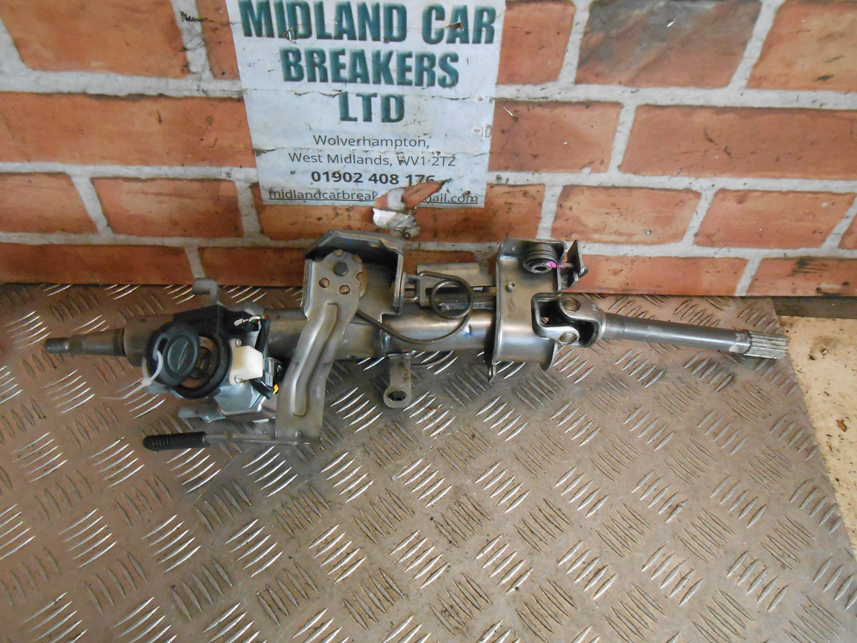 MITSUBISHI COLT CZ1 2011 ADJUSTABLE STEERING COLUMN  BARREL KEY TRANSPONDER
