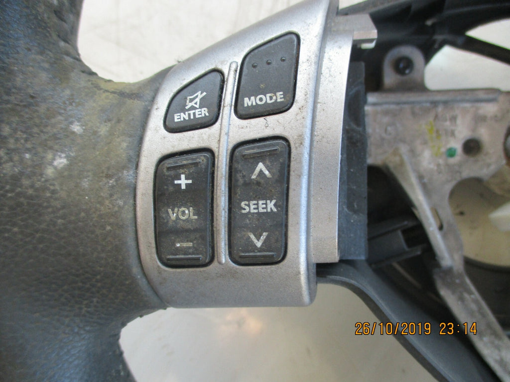SUZUKI SPLASH 2008 MULTI FUNCTION STEERING WHEEL BLACK