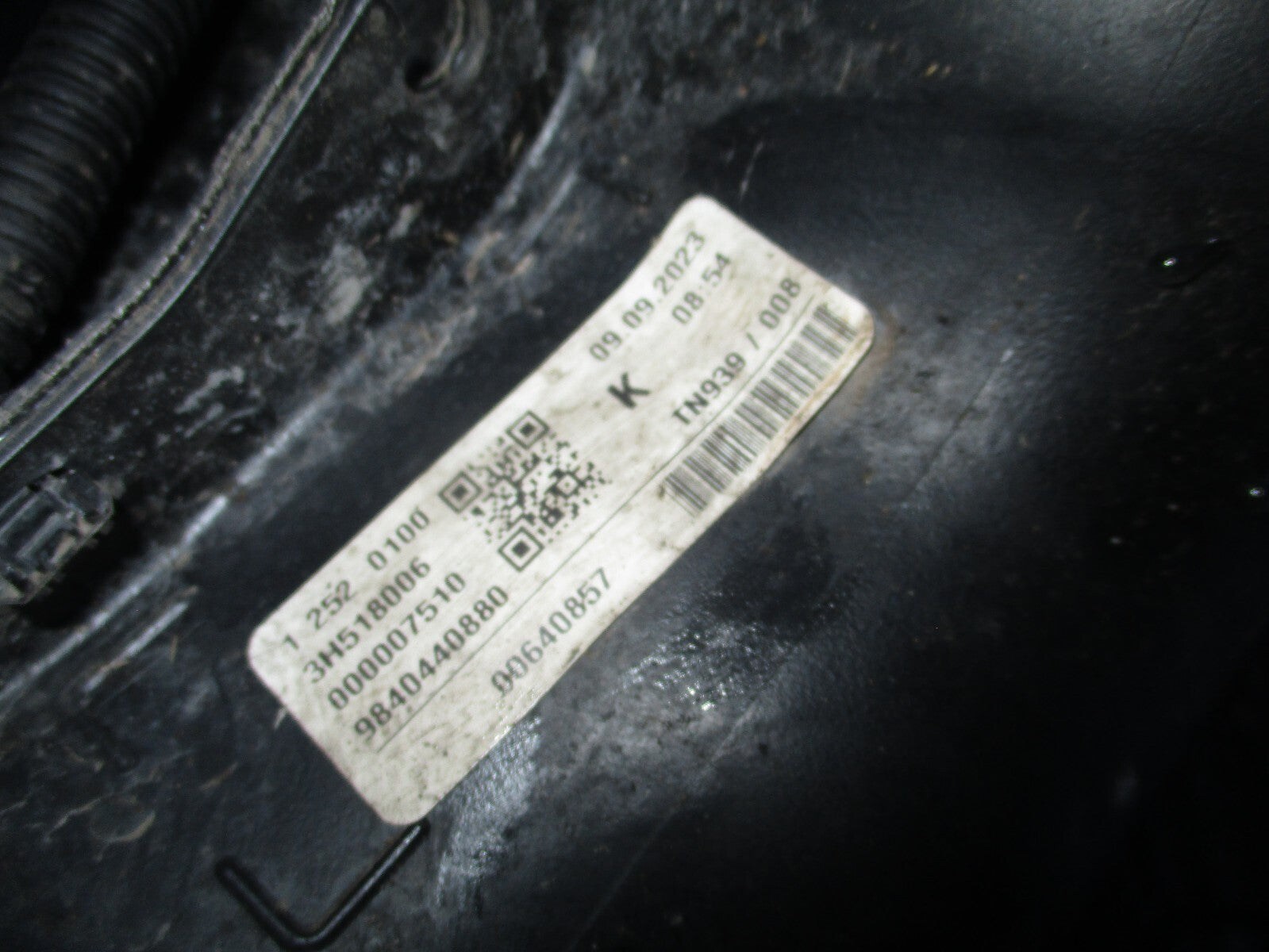 2023 VAUXHALL ASTRA L MK8 1.2 PETROL FUEL TANK RESERVOIR 9840440880