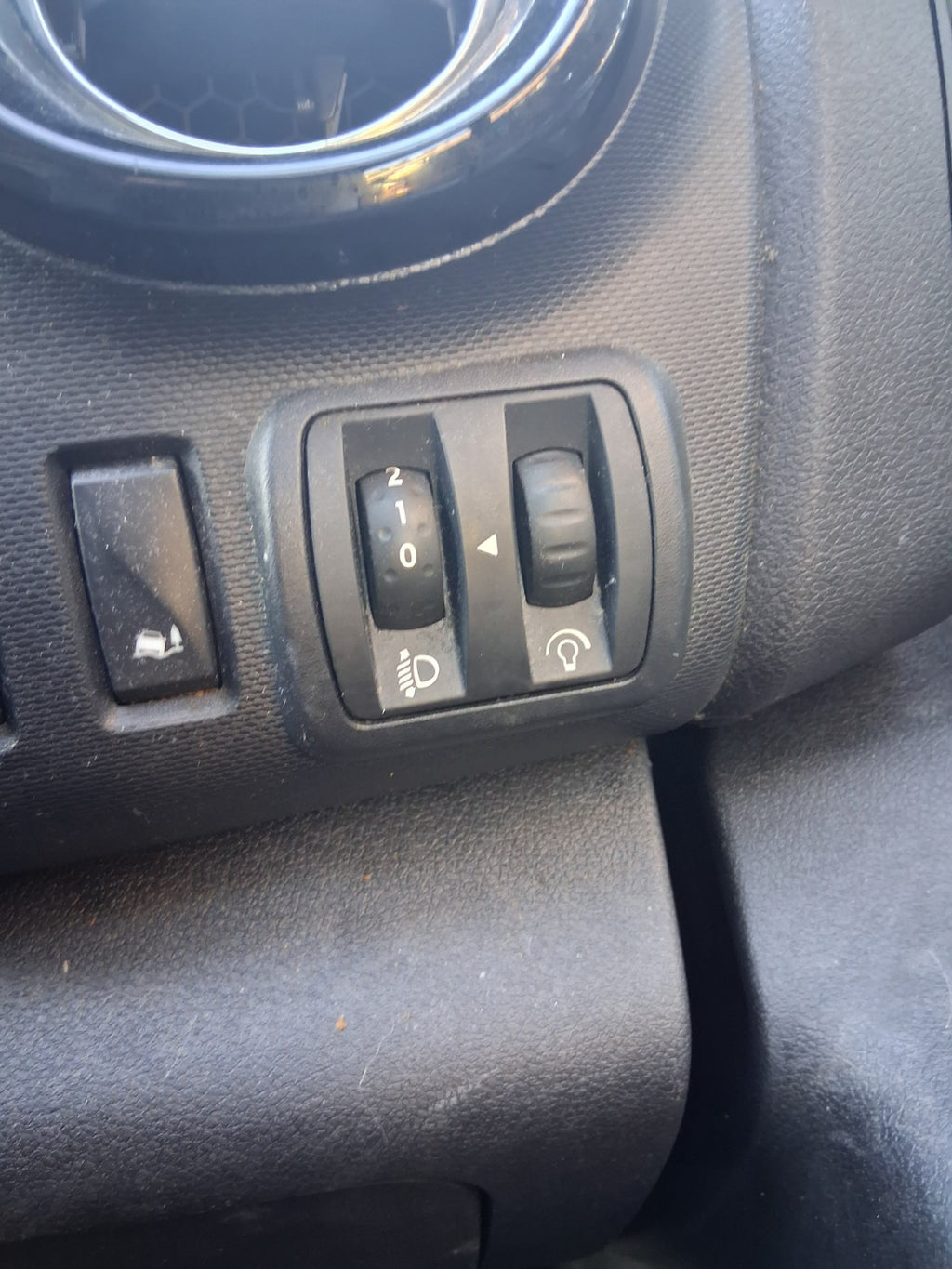 2017 VAUXHALL VIVARO MK2 HEADLIGHT ADJUSTER CONTROL SWITCH PANEL
