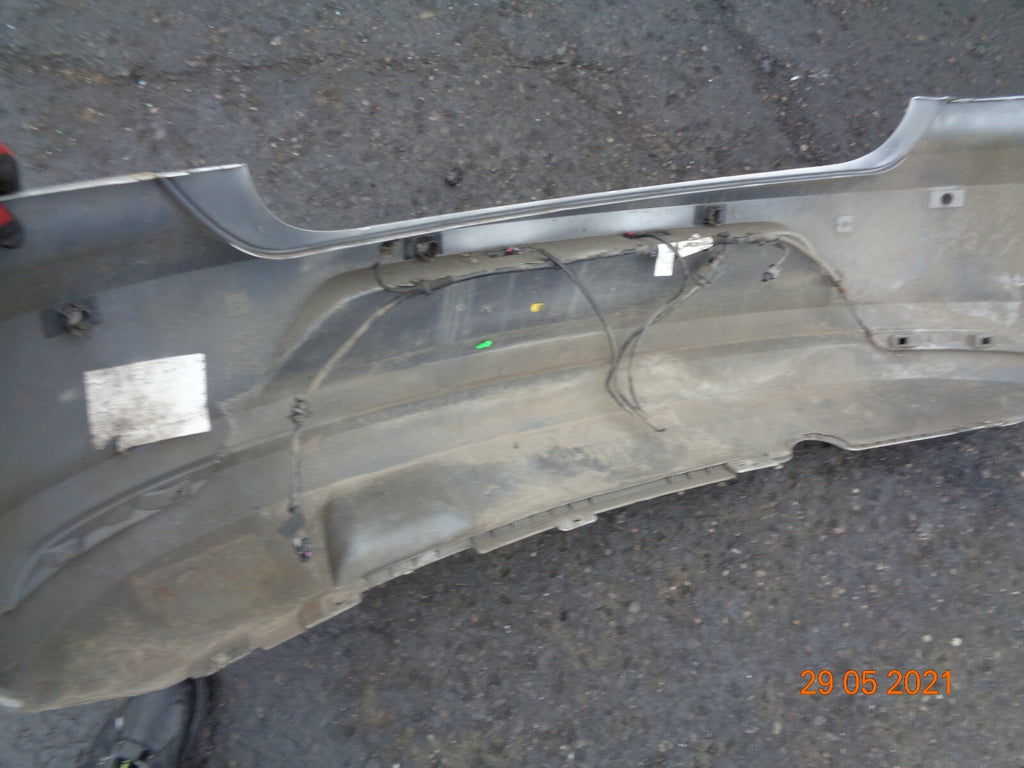 VW VOLKSWAGEN POLO 6R 6C 2016 REAR BACK PLASTIC BUMPER SILVER