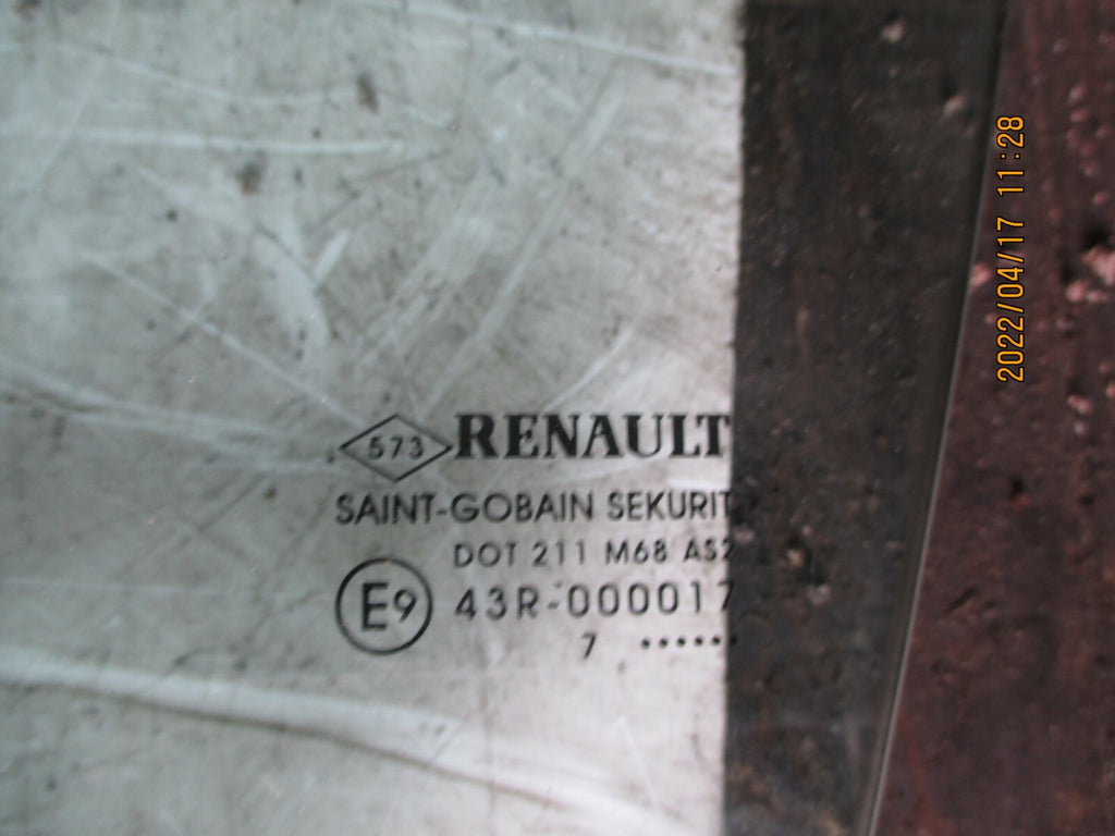 RENAULT MEGANE CC 2007 MK2 NSF FRONT PASSENGER SIDE WINDOW GLASS