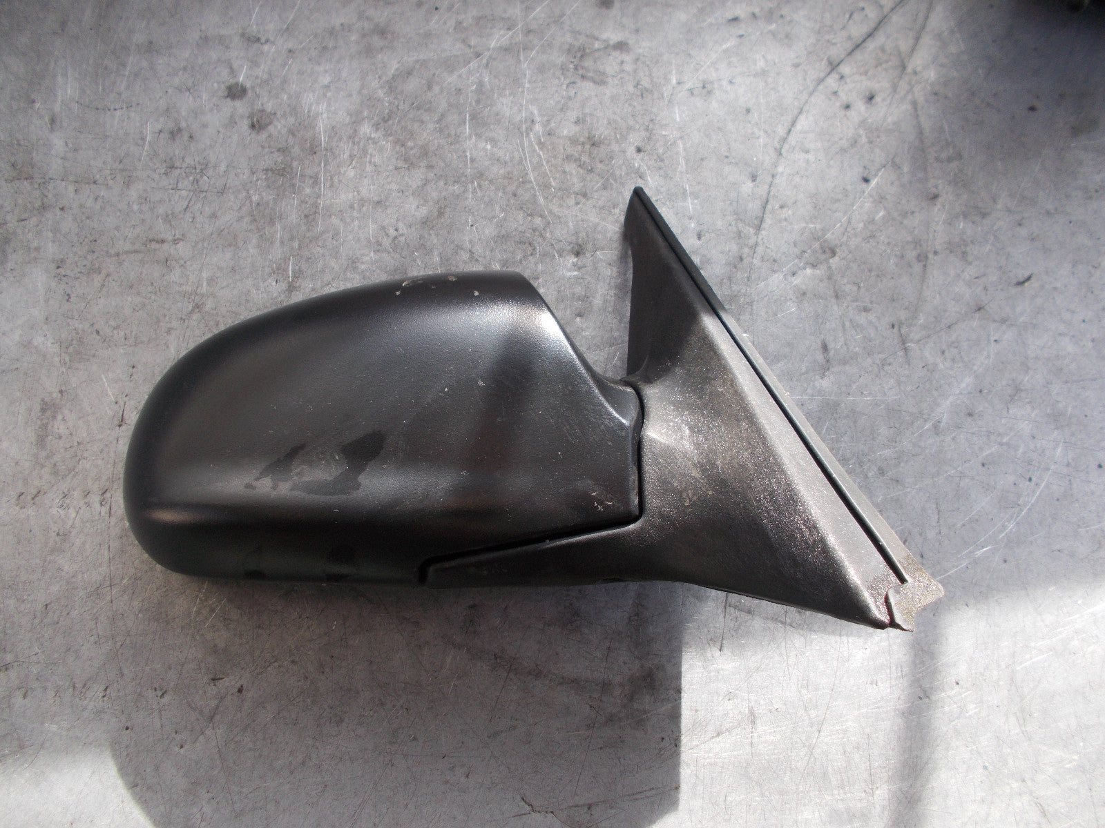 HYUNDAI ACCENT 2003 OS DRIVER SIDE MANUAL WING MIRROR BLACK