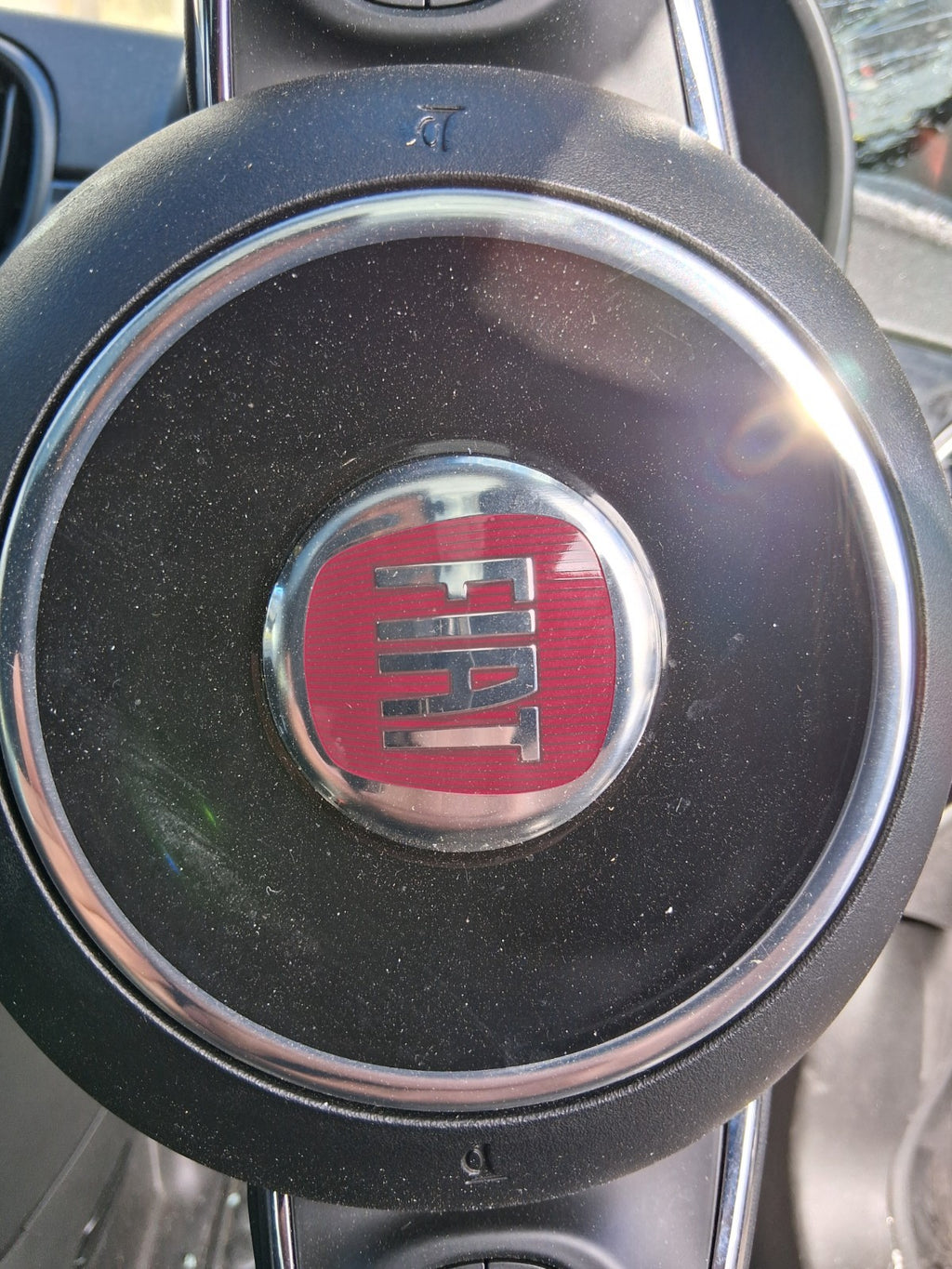 2025 FIAT 500 MHEV STEERING WHEEL AIRBAG BLACK