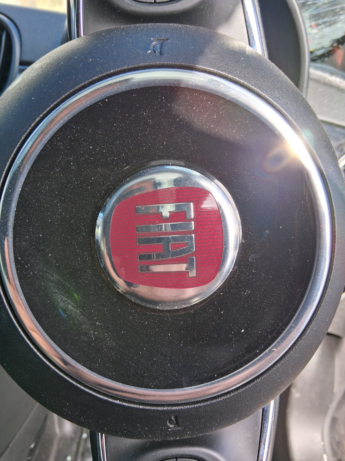 2025 FIAT 500 MHEV STEERING WHEEL AIRBAG BLACK