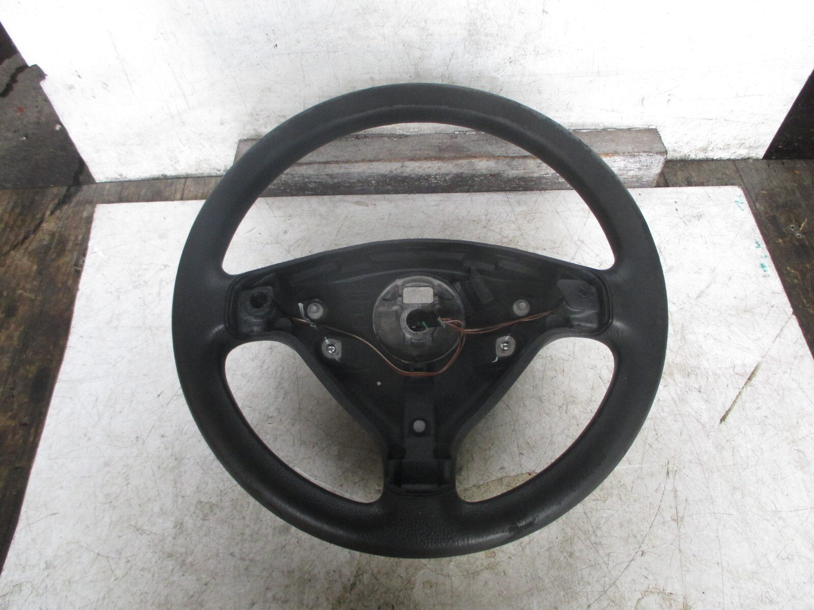 VAUXHALL ASTRA MK4 G 2005 STEERING WHEEL LEATHER 90538272
