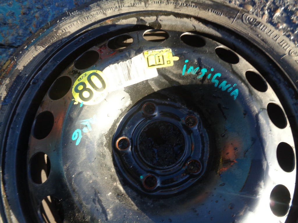 VAUXHALL INSIGNIA 2012 16'' SPACE SAVER EMERGENCY WHEEL WITH TYRE
