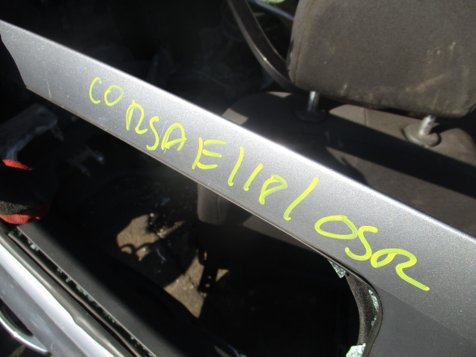 VAUXHALL CORSA E 2018 5 DOOR OSR DRIVER SIDE REAR DOOR GREY