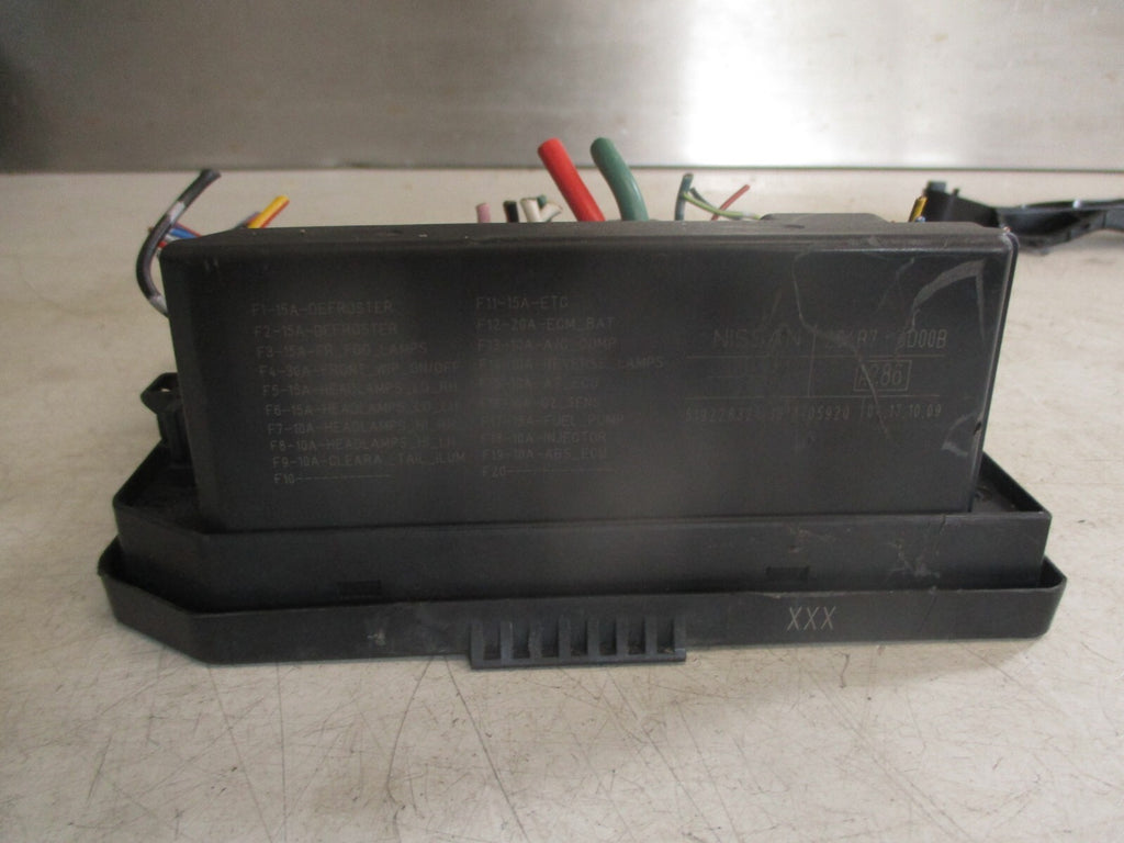 2010 NISSAN QASHQAI J10 1.5 DIESEL UNDER BONNET FUSE RELAY BOX