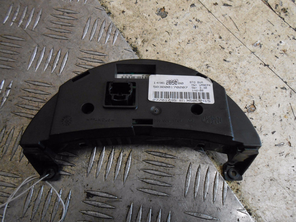 PEUGEOT 807 MPV 2006 2.0 HDI CLOCKS DIALS INSTRUMENT CLUSTER SPEEDO 1496285080