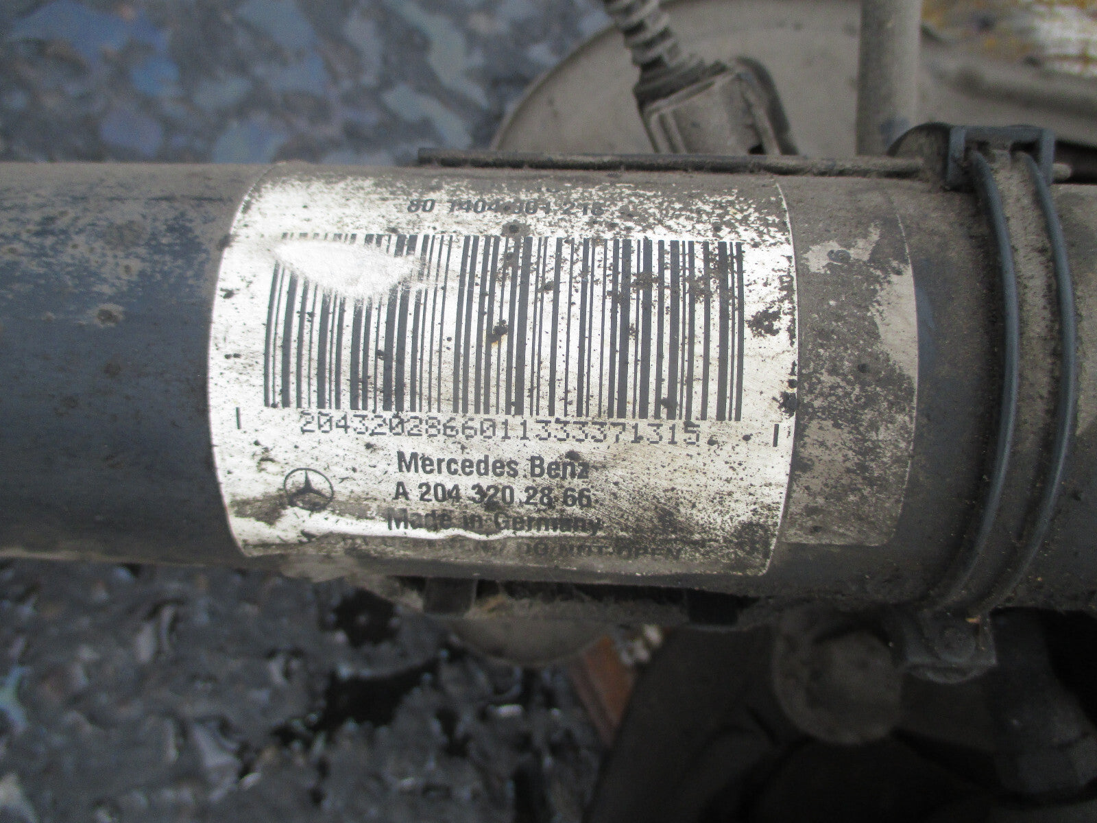 2014 MERCEDES C CLASS W204 C220 2.1 DIESEL FRONT PASSENGER LEG CALIPER HUB SHOCK