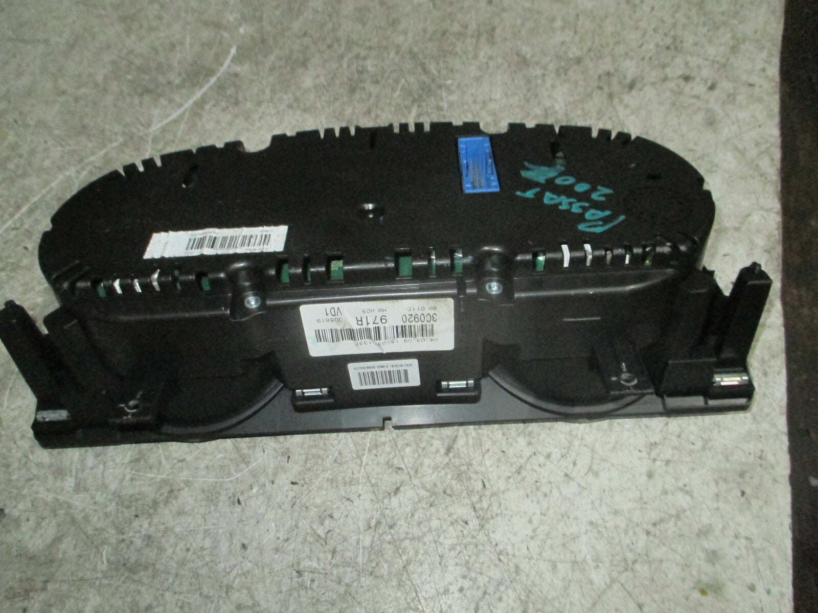 VW VOLKSWAGEN PASSAT 2007 2.0 TDI SPEEDOMETER INSTRUMENT CLUSTER 3C0920971R