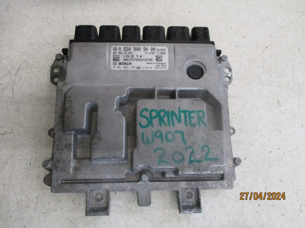 MERCEDES SPRINTER 2022 W907 2.0 DIESEL ECU ENGINE CONTROL MODULE A6549009400